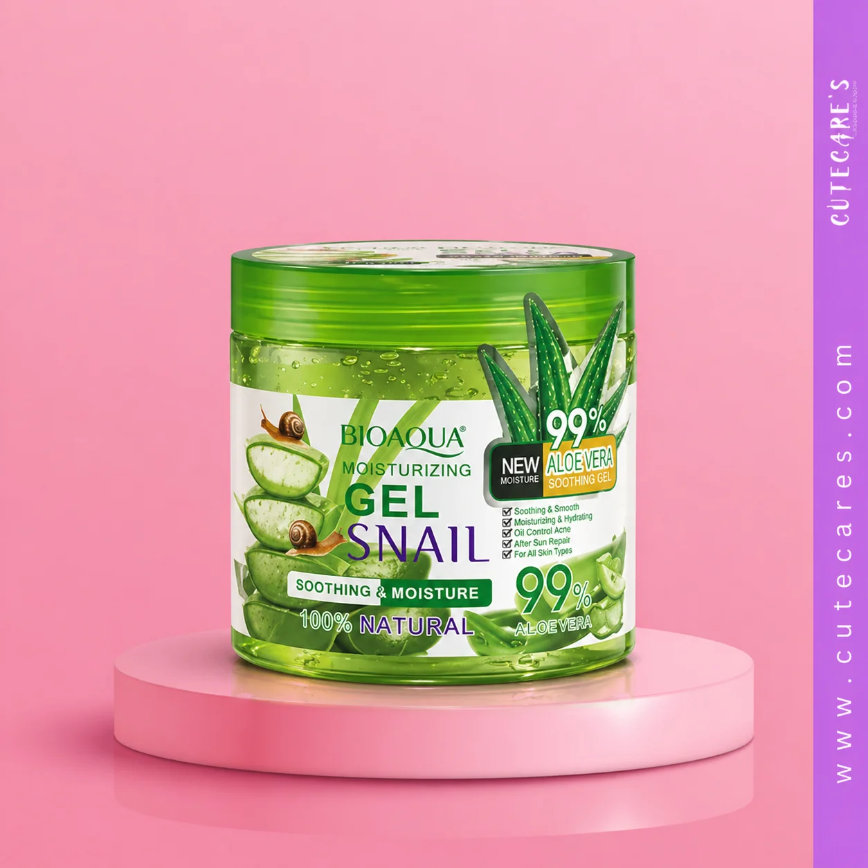 BIOAQUA Aloe Vera Snail Gel Large Size
